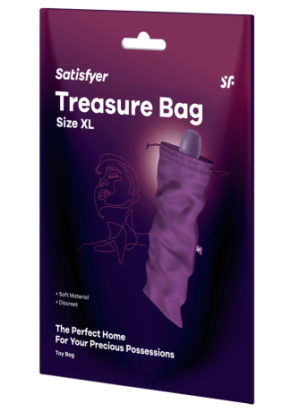 Sac de rangement sextoys violet taille XL Treasure Bag Satisfyer - CC597882
